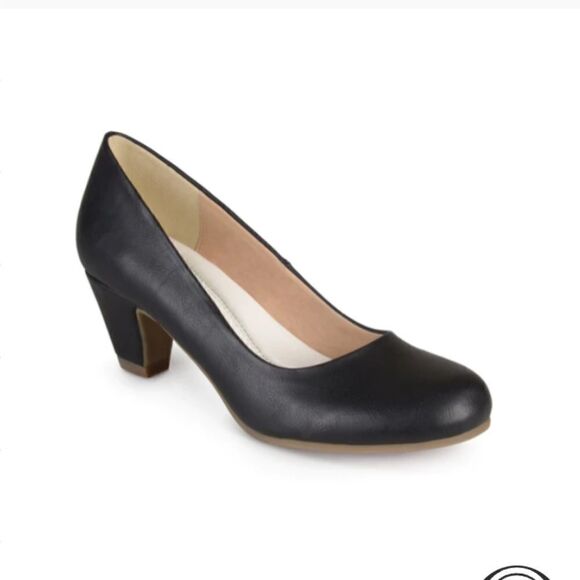 💯🔥JOURNEE COLLECTION LUU PUMP WOMEN'S SIZE 8 BLACK 🔥 - Picture 6 of 8